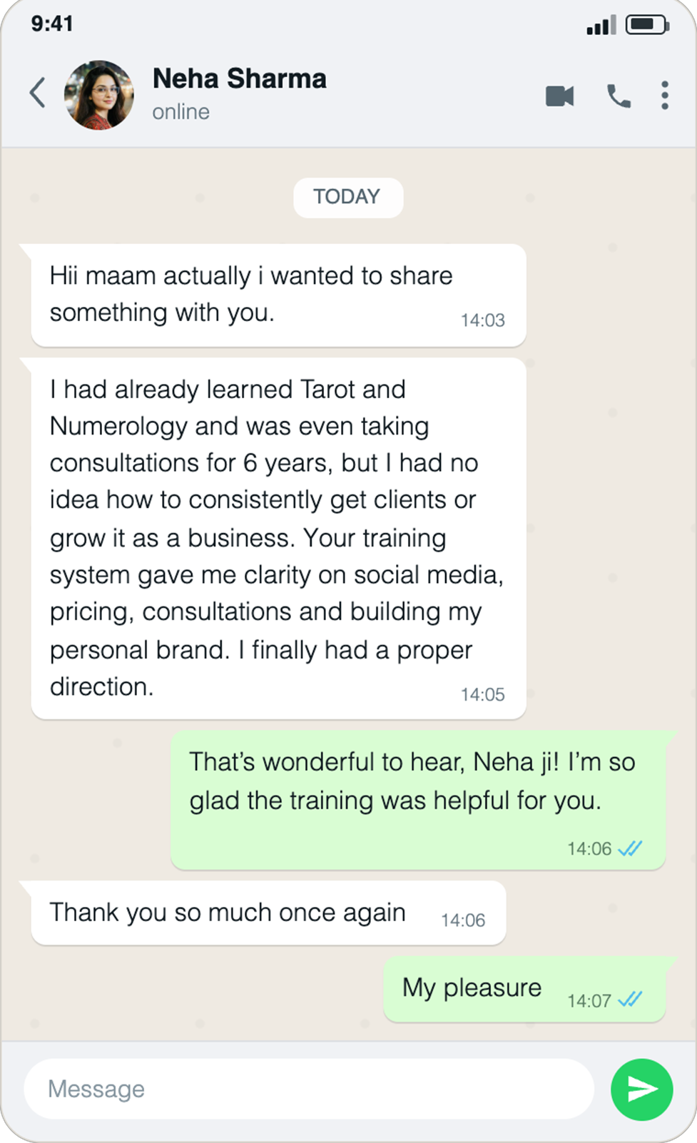 testing 35 testimonial
