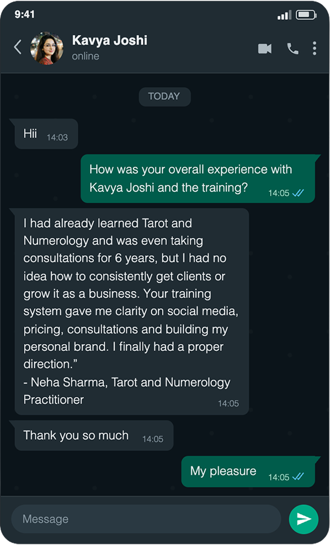 Akash testimonial